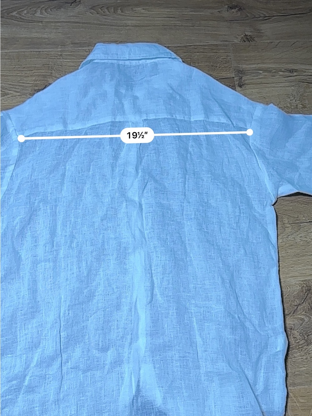 Vitamin A White 100% Linen Relaxed Button-Front Swim Coverup Small - Picture 12 of 13